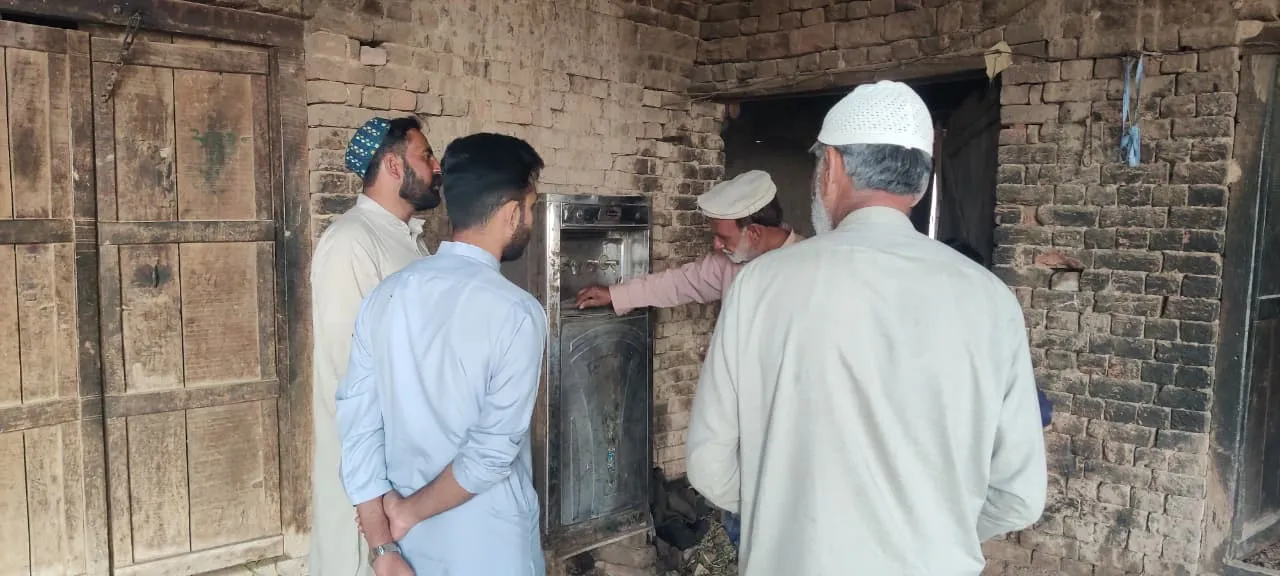 Dispensary exterior at Bugga Sharif